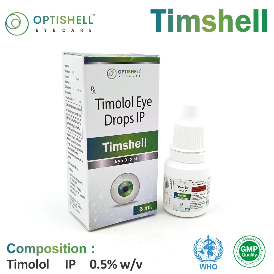 Timolol 0.5% w/v at the best price in PCD Pharma Franchise for Beta-Blocker and Glaucoma Treatment